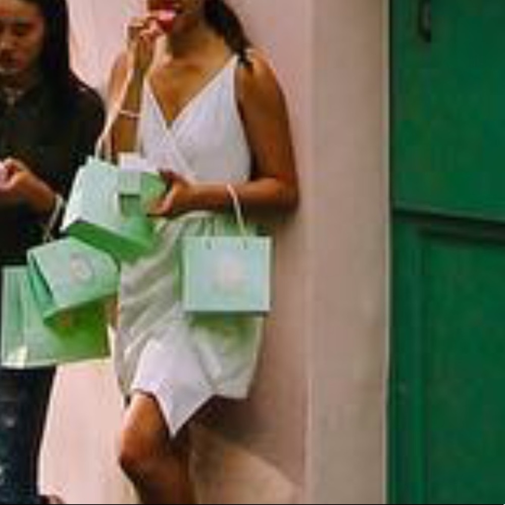 White free people wrap dress